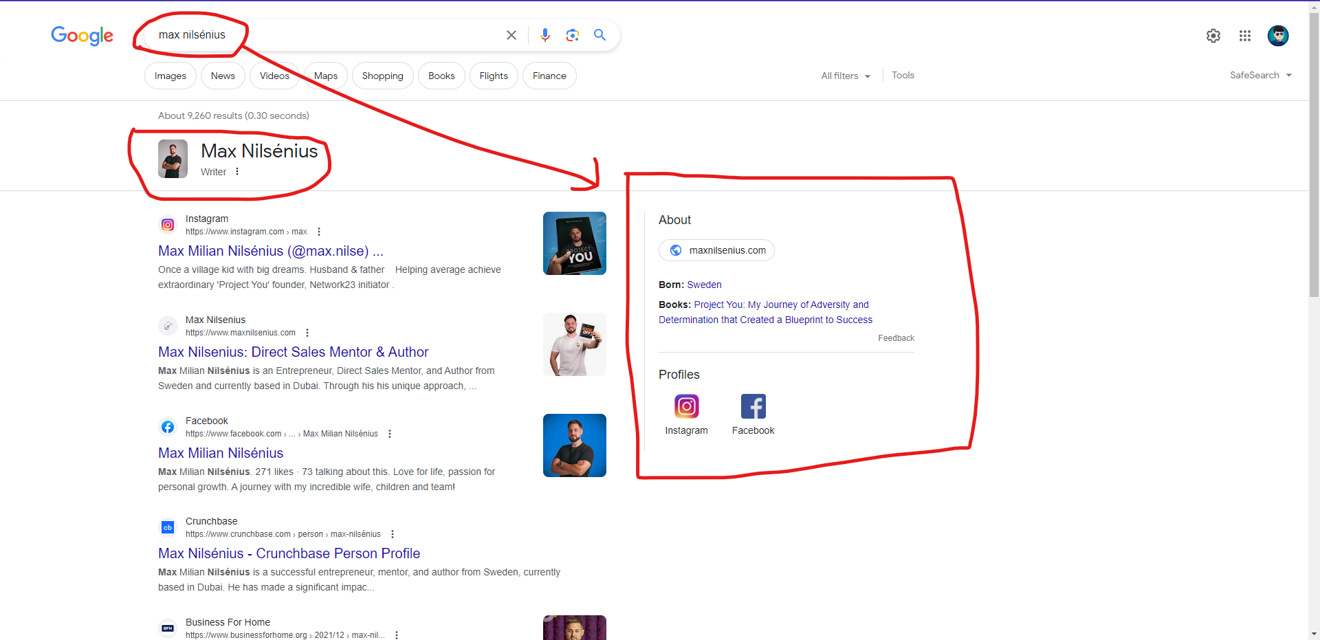 Google Knowledge Panel for Personal - Google Panel Service